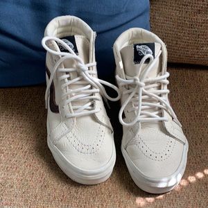 Vans leather high tops